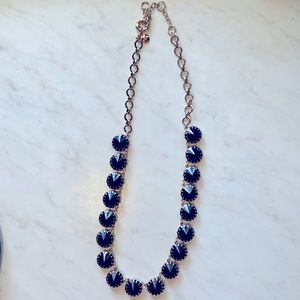 J.Crew Navy and Gold Bobble Necklace